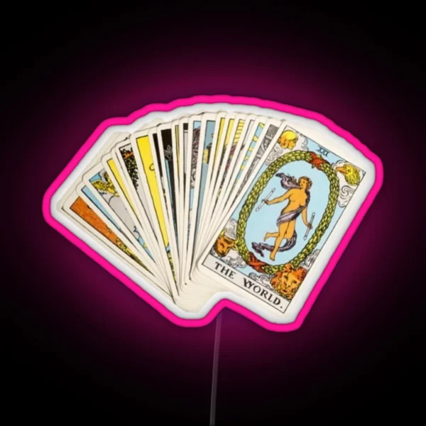 Tarot Cards RGB Neon Sign