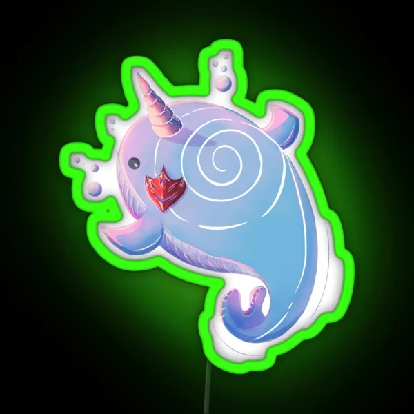 Tartaglia Childe Whale Genshin Impact Fanart RGB Neon Sign