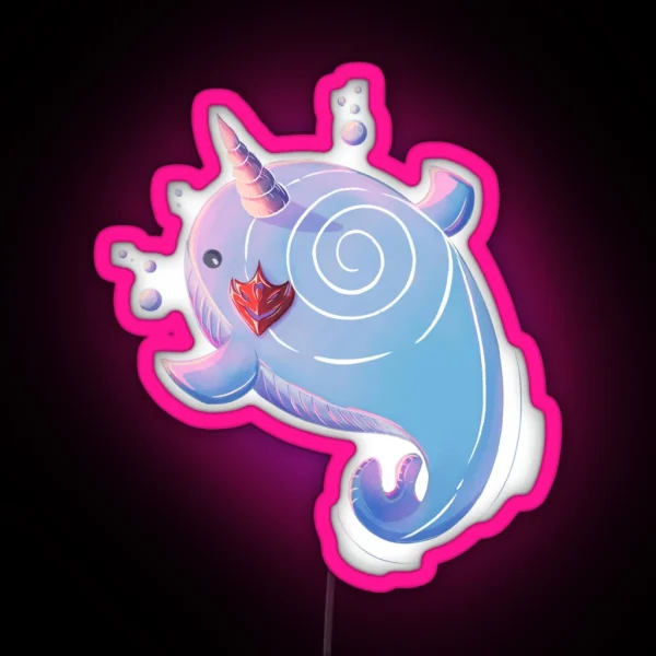 Tartaglia Childe Whale Genshin Impact Fanart RGB Neon Sign