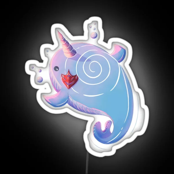 Tartaglia Childe Whale Genshin Impact Fanart RGB Neon Sign
