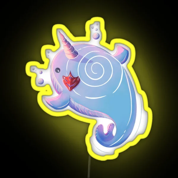Tartaglia Childe Whale Genshin Impact Fanart RGB Neon Sign