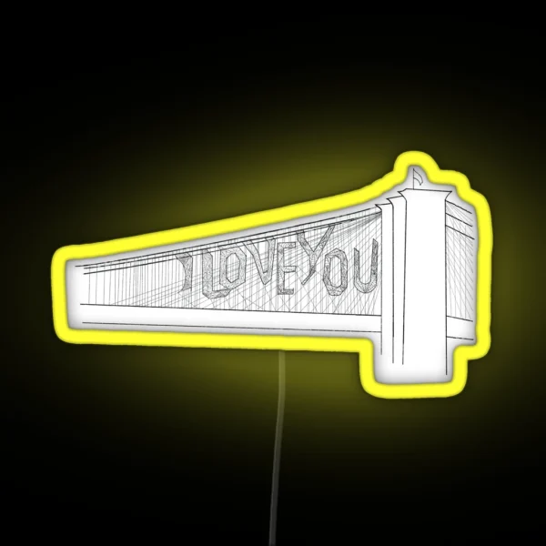 TASM 2 I Love You Bridge RGB Neon Sign