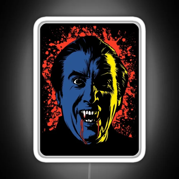 TASTE THE BLOOD OF DRACULA RGB Neon Sign