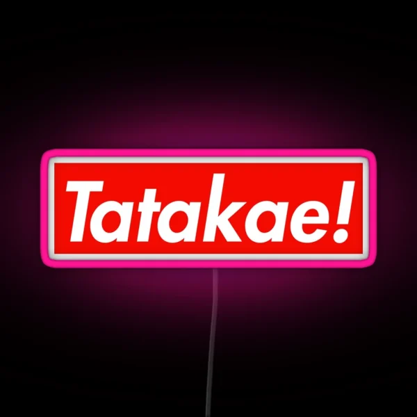Tatakae RGB Neon Sign