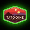 Colorful Retro-Style Neon Sign Decor for Desert Theme Party Space