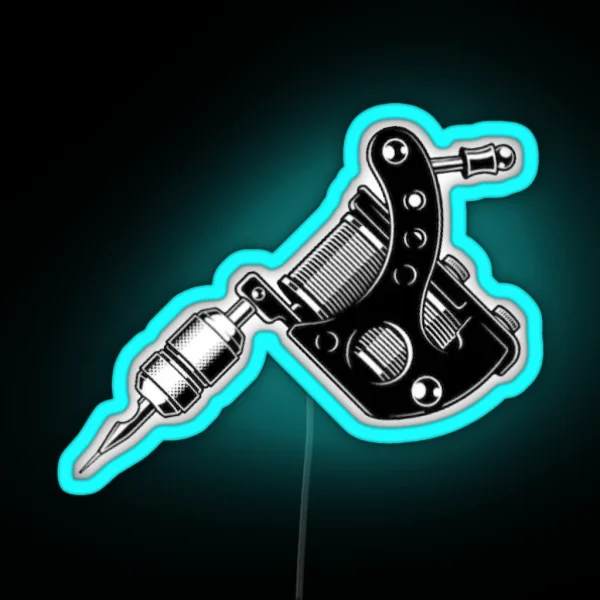 Tattoo Machine RGB Neon Sign