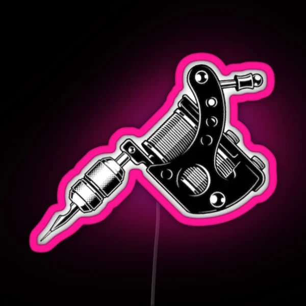 Tattoo Machine RGB Neon Sign