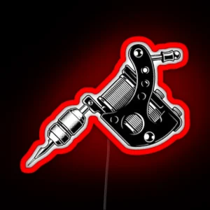 Tattoo Machine RGB Neon Sign