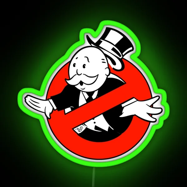 Tax The RICH RGB Neon Sign