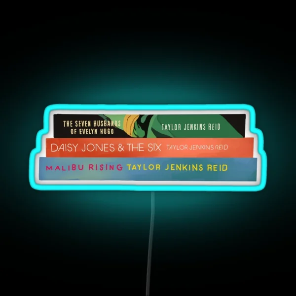 Taylor Jenkins Reid Novels RGB Neon Sign