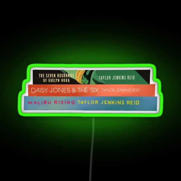 Taylor Jenkins Reid Novels RGB Neon Sign