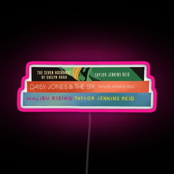 Taylor Jenkins Reid Novels RGB Neon Sign