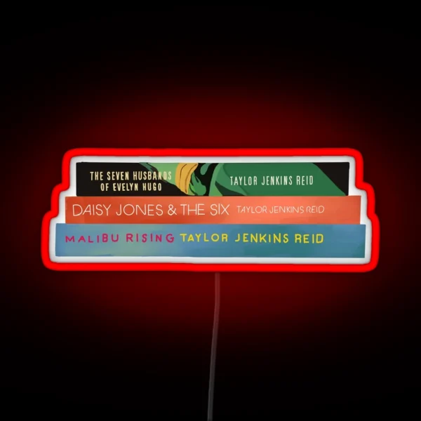 Taylor Jenkins Reid Novels RGB Neon Sign
