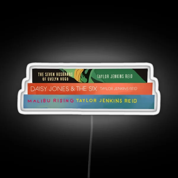 Taylor Jenkins Reid Novels RGB Neon Sign