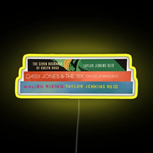 Taylor Jenkins Reid Novels RGB Neon Sign
