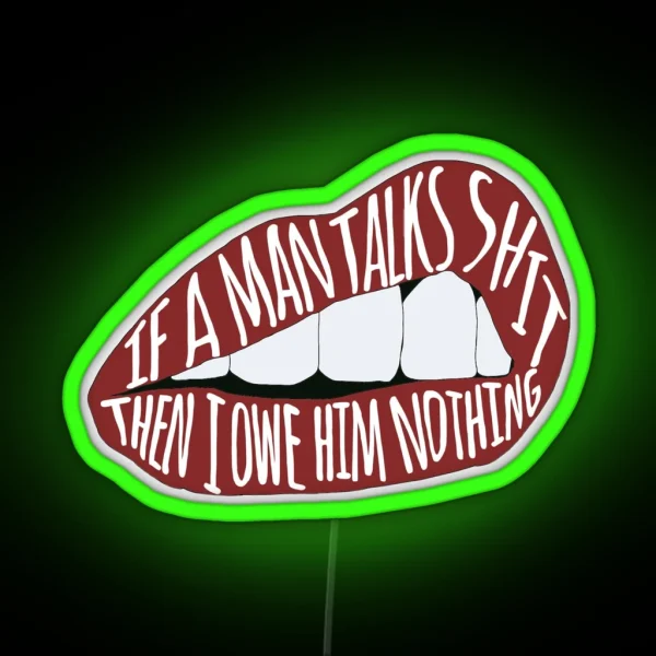 Taylor Lyrics RGB Neon Sign