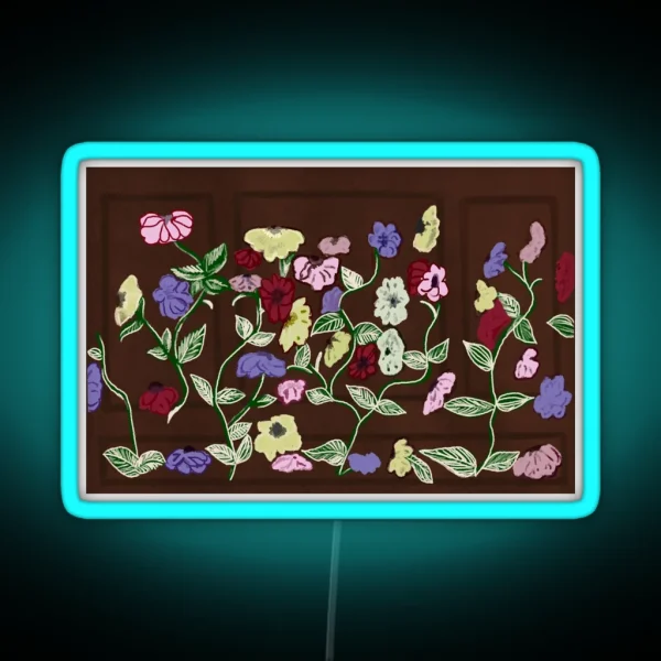 Taylor S Floral Piano RGB Neon Sign