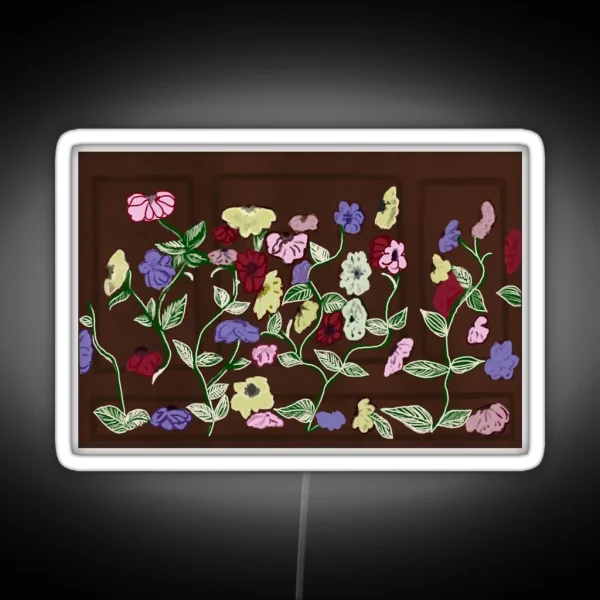 Taylor S Floral Piano RGB Neon Sign
