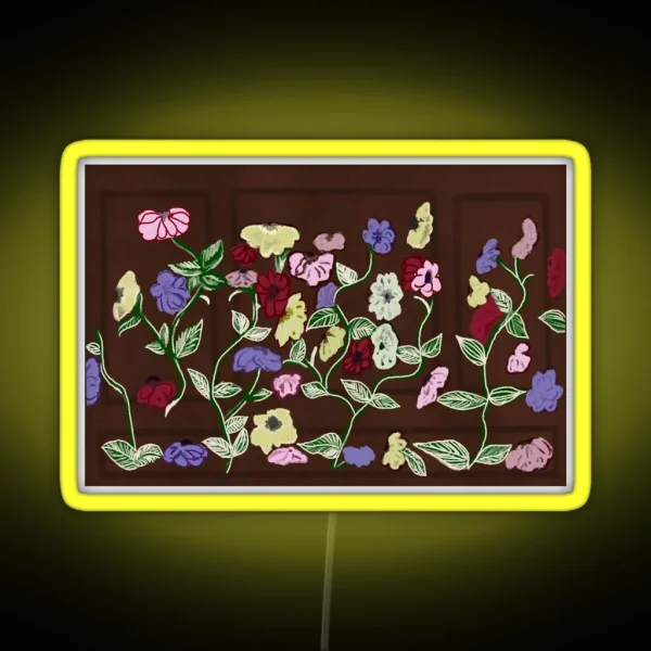 Taylor S Floral Piano RGB Neon Sign