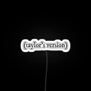 Taylor S Version Folklore Edition Taylor Swift RGB Neon Sign