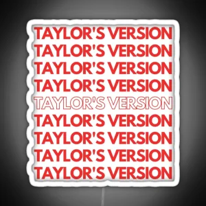 Taylor S Version Led All Too Well Taylor Swift RGB Neon Sign