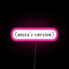 Dreamy Nesta RGB LED Canvas Sign with Customizable Neon Accent