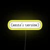 Taylor Swift Version vs Nesta's Version ACOTAR Quote RGB Neon Sign