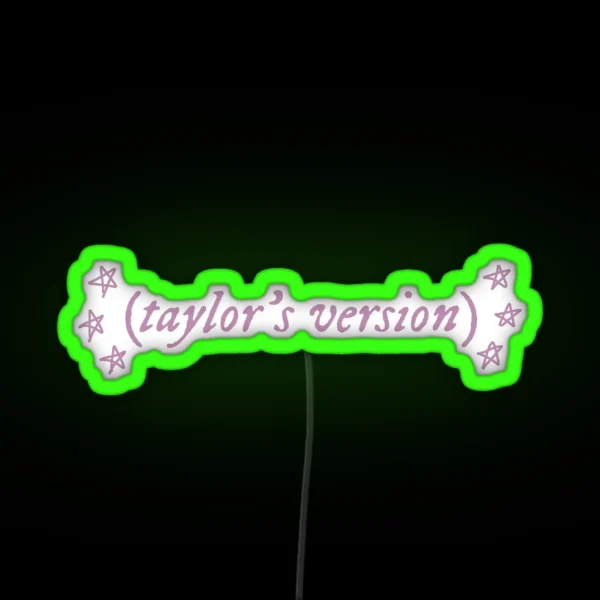 Taylor S Version RGB Neon Sign