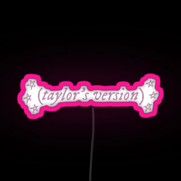 Taylor S Version RGB Neon Sign