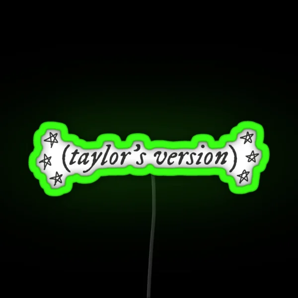 Taylor S Version RGB Neon Sign