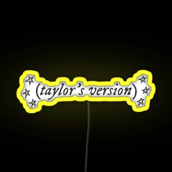 Taylor S Version RGB Neon Sign