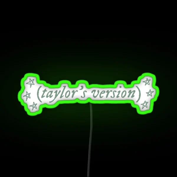 Taylor S Version RGB Neon Sign