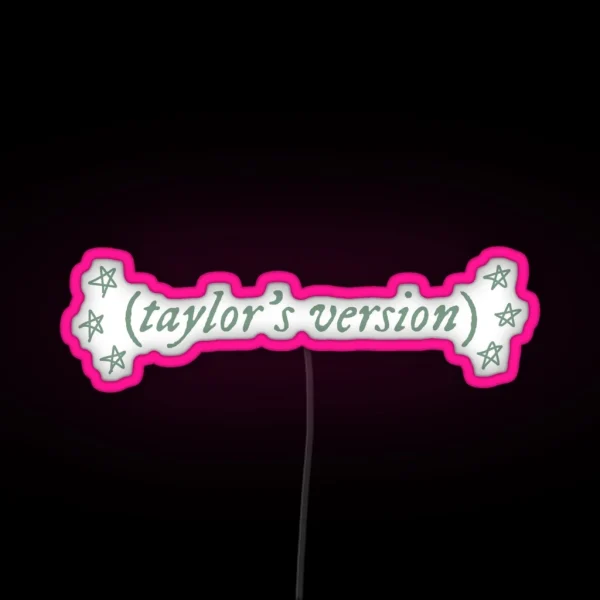 Taylor S Version RGB Neon Sign