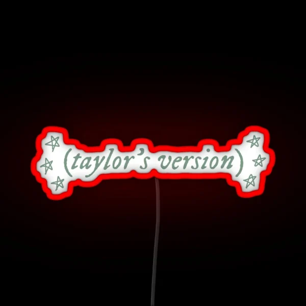 Taylor S Version RGB Neon Sign