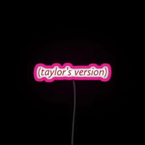 Taylor S Version RGB Neon Sign