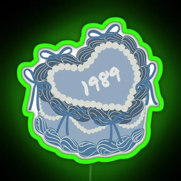 Taylor Swift 1989 Cake Led RGB Neon Sign