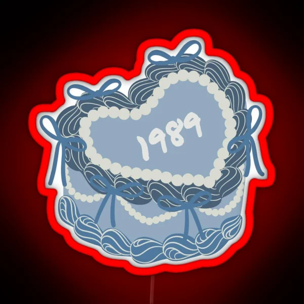 Taylor Swift 1989 Cake Led RGB Neon Sign