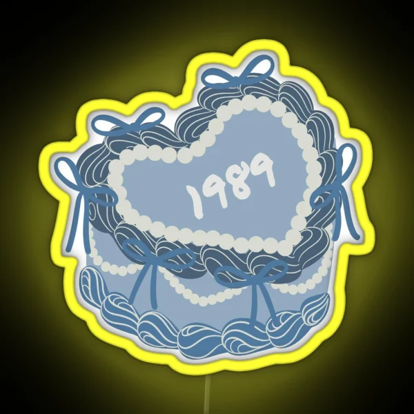 Taylor Swift 1989 Cake Led RGB Neon Sign