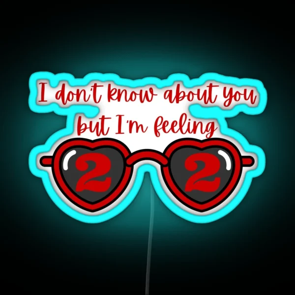 Taylor Swift 22 RGB Neon Sign