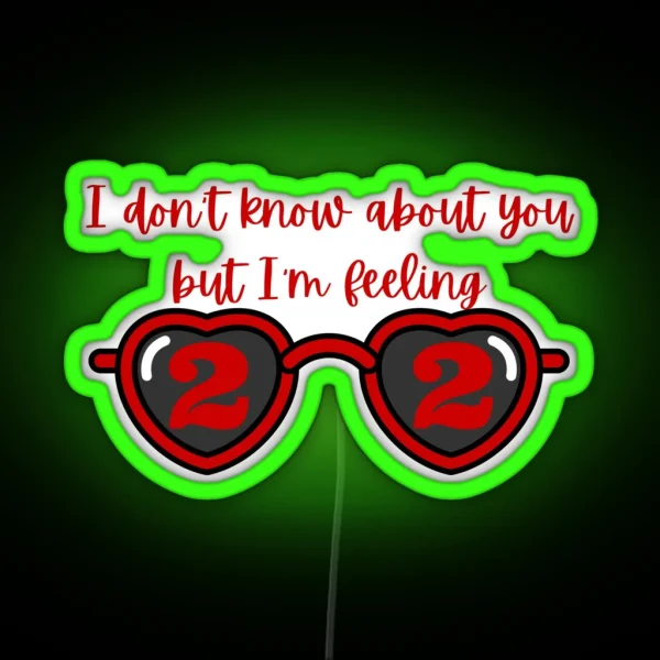 Taylor Swift 22 RGB Neon Sign