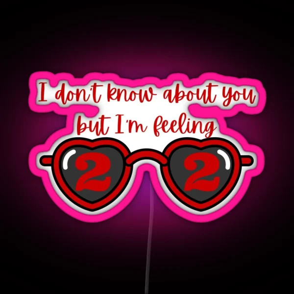 Taylor Swift 22 RGB Neon Sign