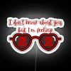 Taylor Swift inspired 22 lyrics colorful glowing neon wall art.