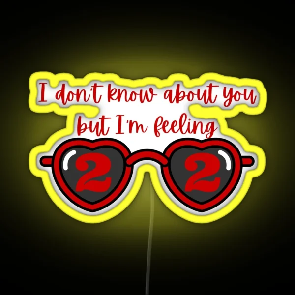 Taylor Swift 22 RGB Neon Sign