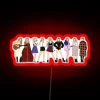 Taylor Swift 9 Eras Tour Neon Sign in Vibrant Rainbow Colors