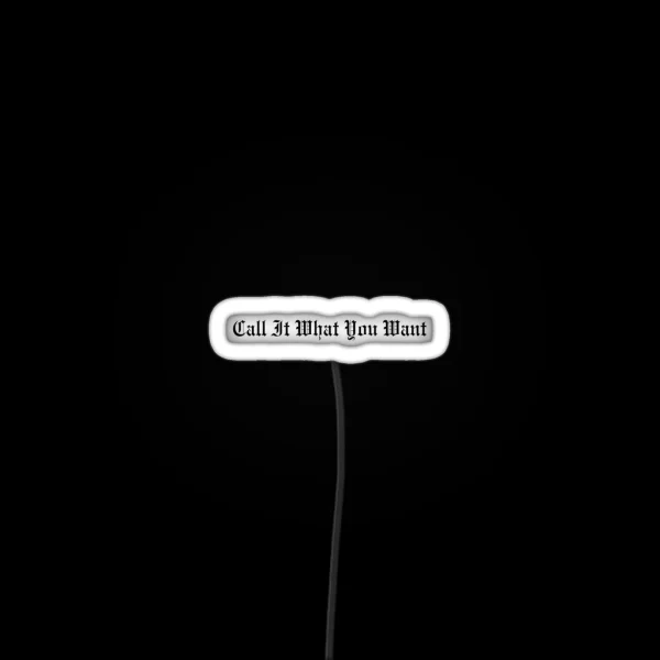 Taylor Swift Call It What You Want RGB Neon Sign