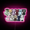 Vibrant multi-color Taylor Swift era-themed RGB LED digital art display.