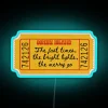 Iconic Taylor Swift Coney Island inspired multicolor neon wall decoration
