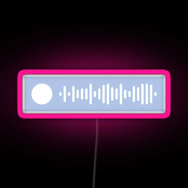 Taylor Swift Entire Discography Spotify Code RGB Neon Sign