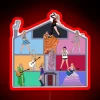 Radiant RGB neon wall decoration for Swiftie fan homes.