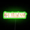 RGB Neon Sign Featuring Iconic Taylor Swift Fearless Eras Tour Logo